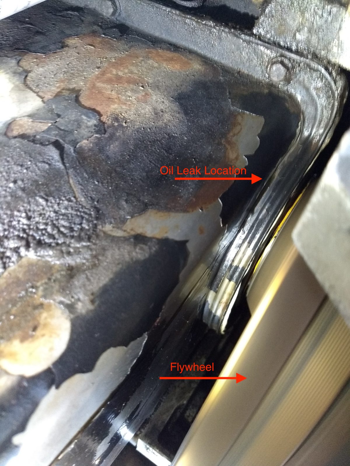 1995 Ford F350 Powerstroke 7.3 Oil Pan Leak